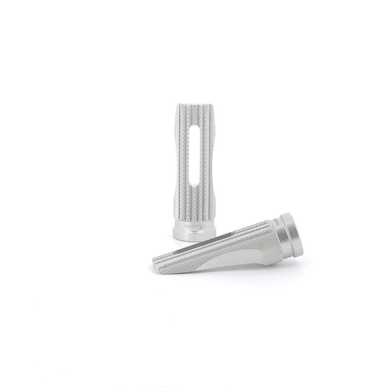 Reposapiés Racing PRO 2 V Parts Color aluminio natural