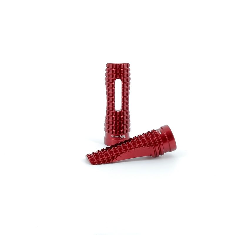 Reposapiés Racing EVO 2 V Parts Color Rojo