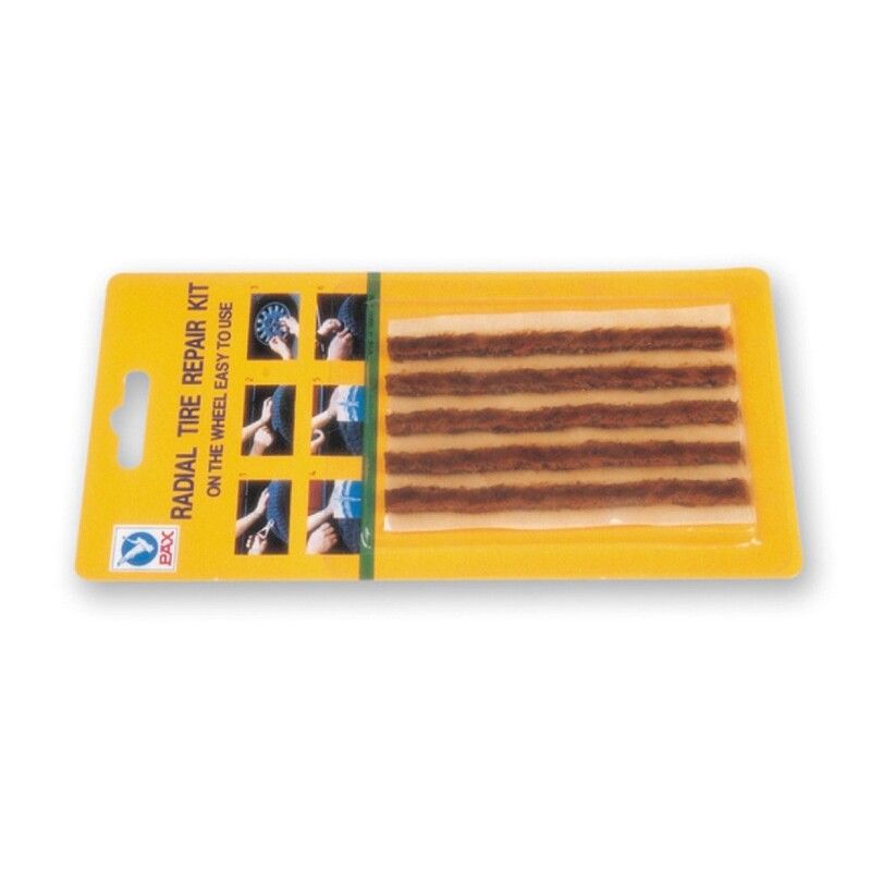 Blister 5 mechas cubierta Tubeless para moto