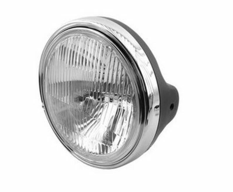 Faro delantero universal BIHR cromado