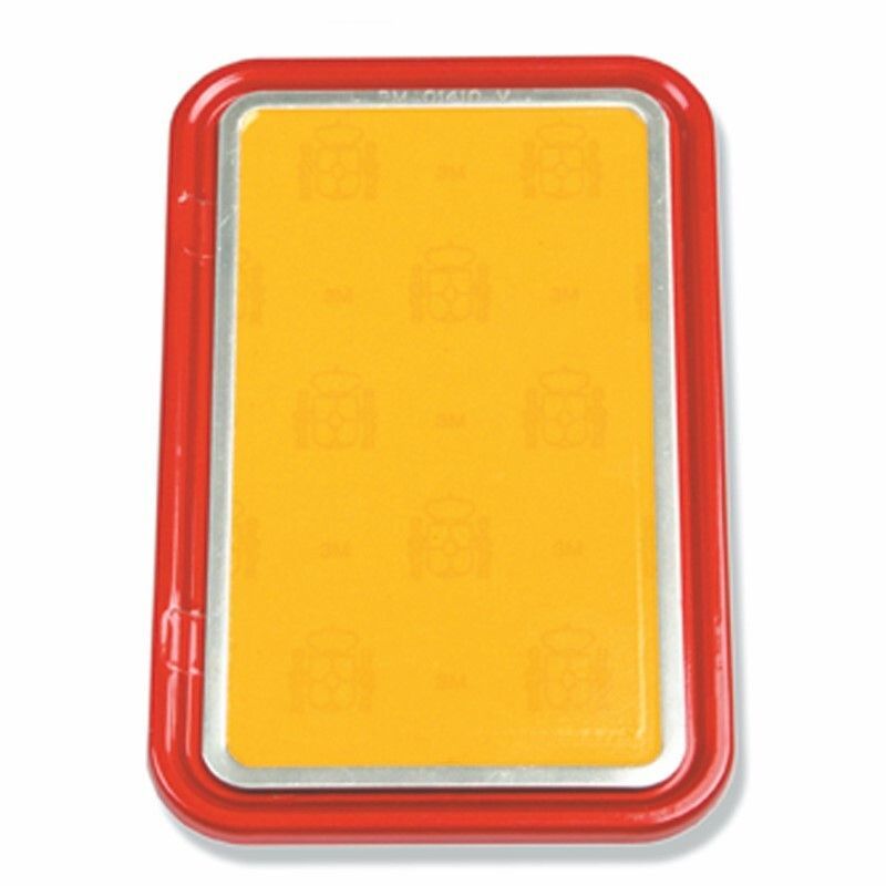 Placa porta matricula scooter. Rojo