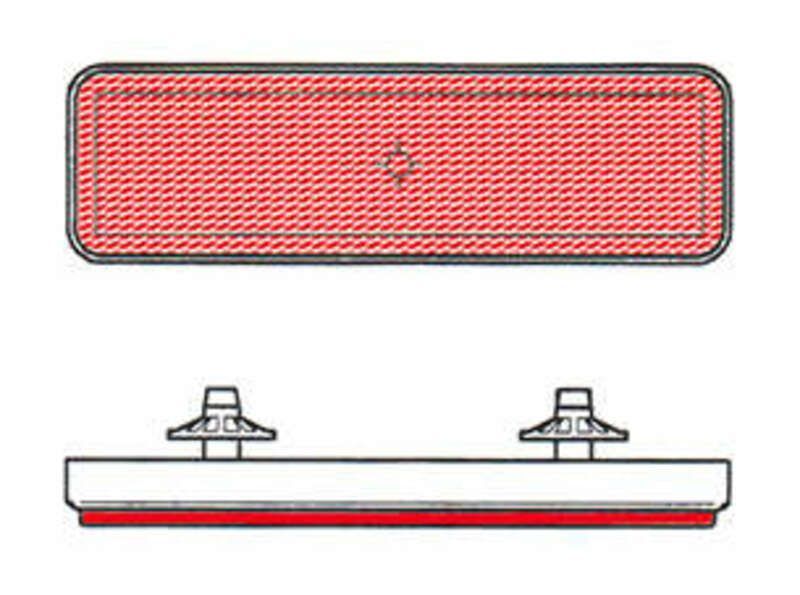 CATADIOPTRICO RECTANGULAR TRASERO