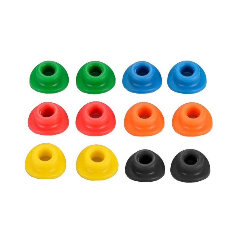 Par de gomas para valvula de rueda V PARTS amarillo