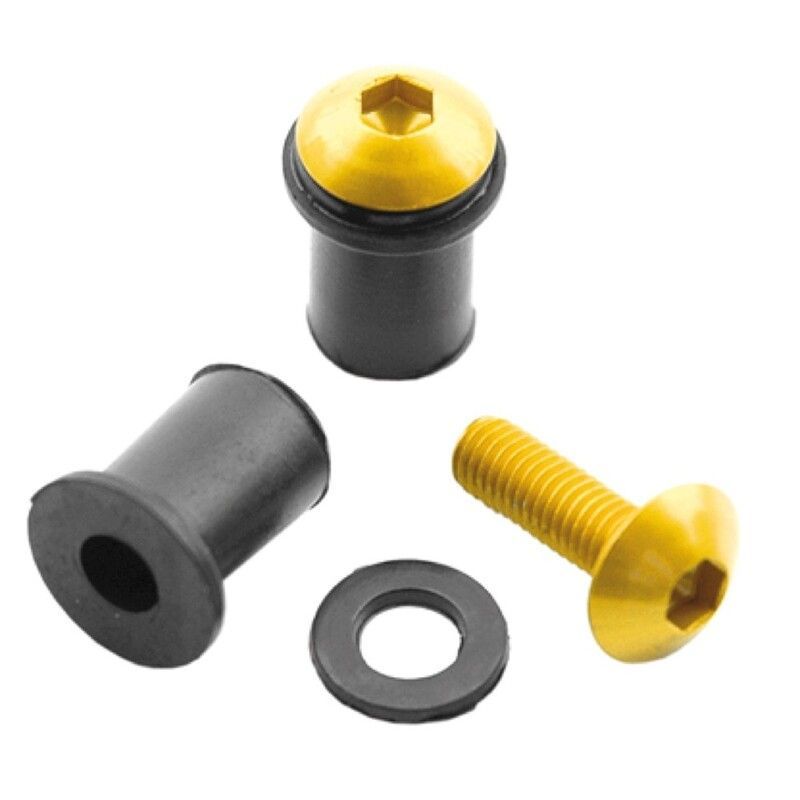 Juego de tornillos para cúpula V PARTS M5x16mm rojo - 8 uds