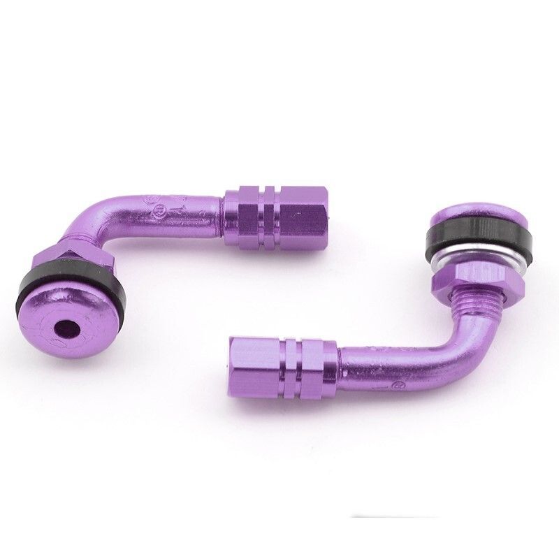 Kit 2 Válvulas moto anodizadas. Lila