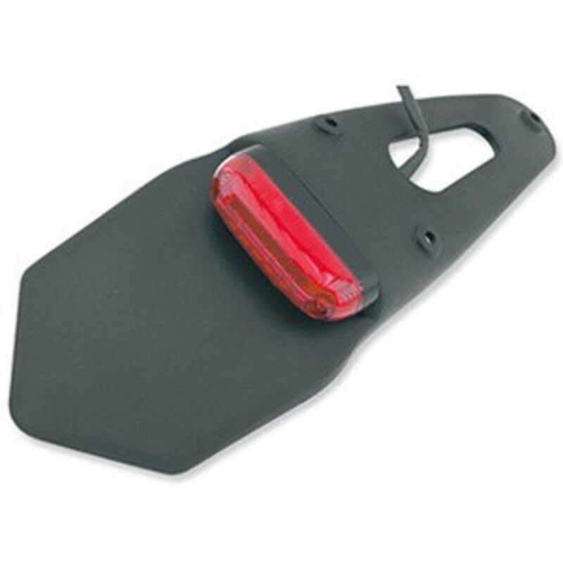 Portamatrículas universal Enduro rojo 5 leds