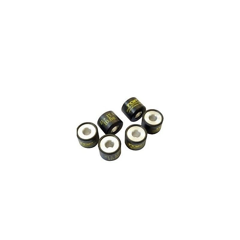 Rodillos de variador TOP PERFORMANCES 21x17,1mm 13,8gr - 6 piezas