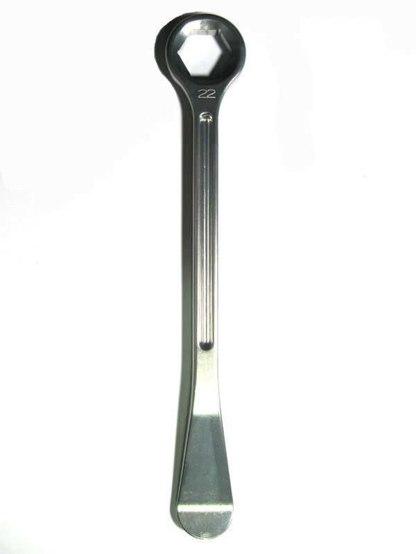 Desmontable neumáticos moto BIHR + llave fija 22 mm