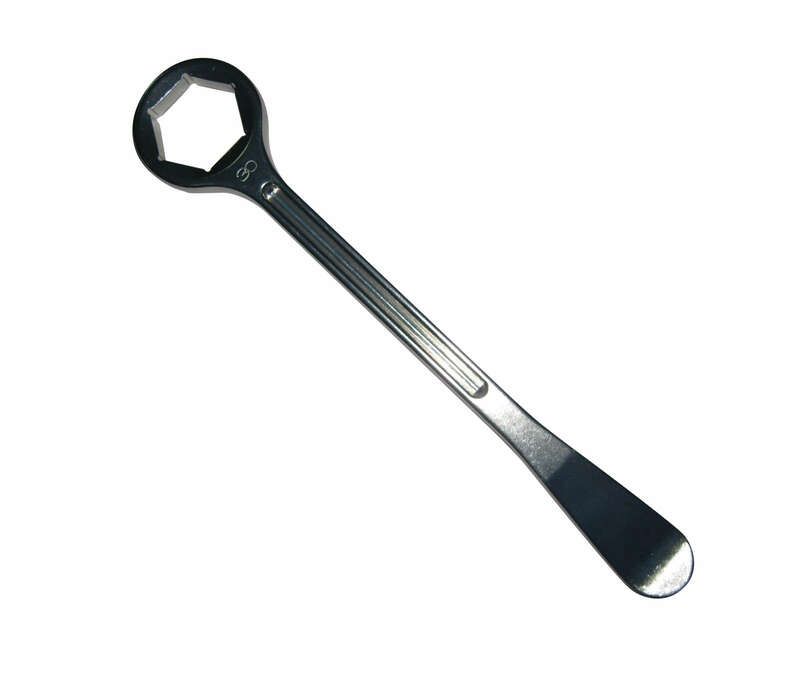Desmontable neumáticos moto BIHR + llave fija 30 mm