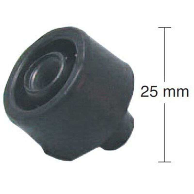 Tope de goma para caballete central 25mm