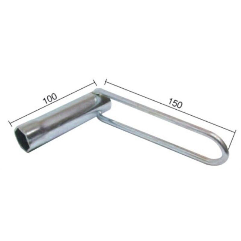 Llave de bujía para ciclomotores y motos con mango largo Hex. 21mm