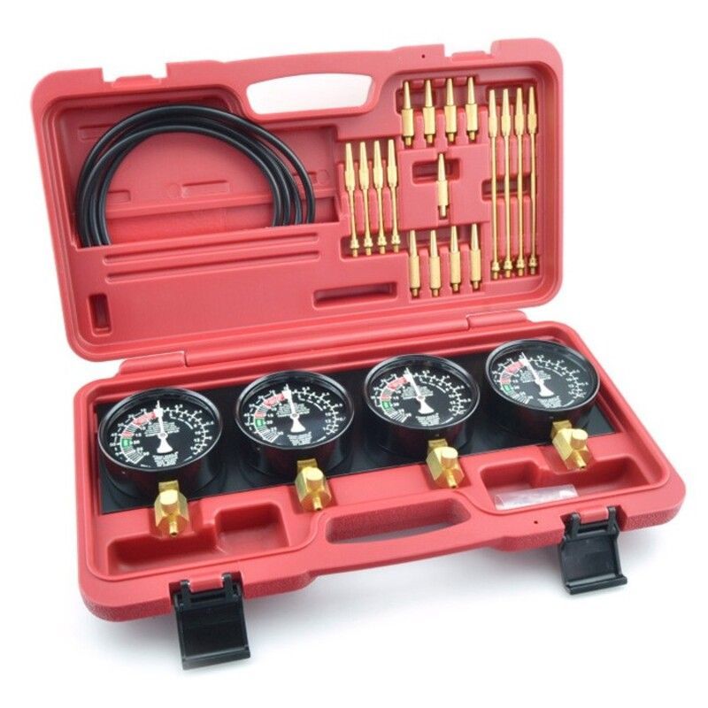 Kit sincronizador para motores 2-4 carburadores, test bomba de gasolina y transmisión