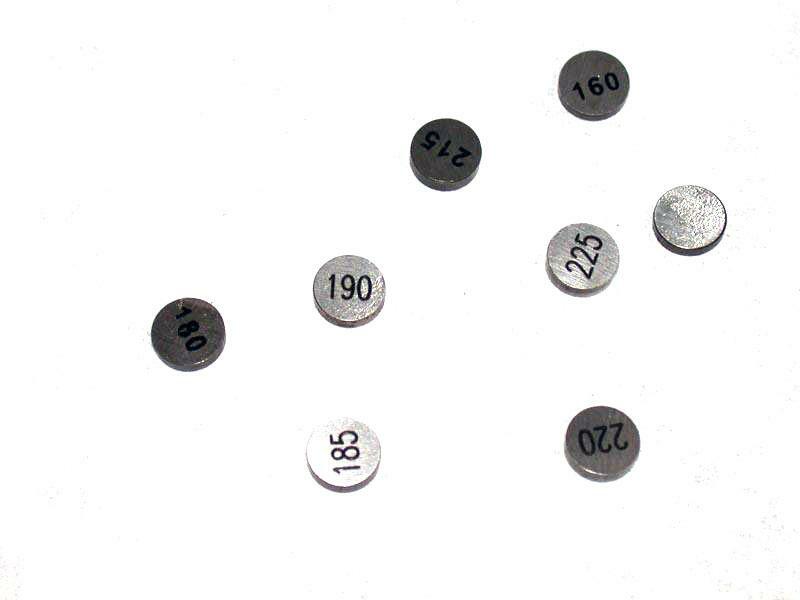 Pastillas de reglaje TOURMAX Ø29 x 2.9 mm x2
