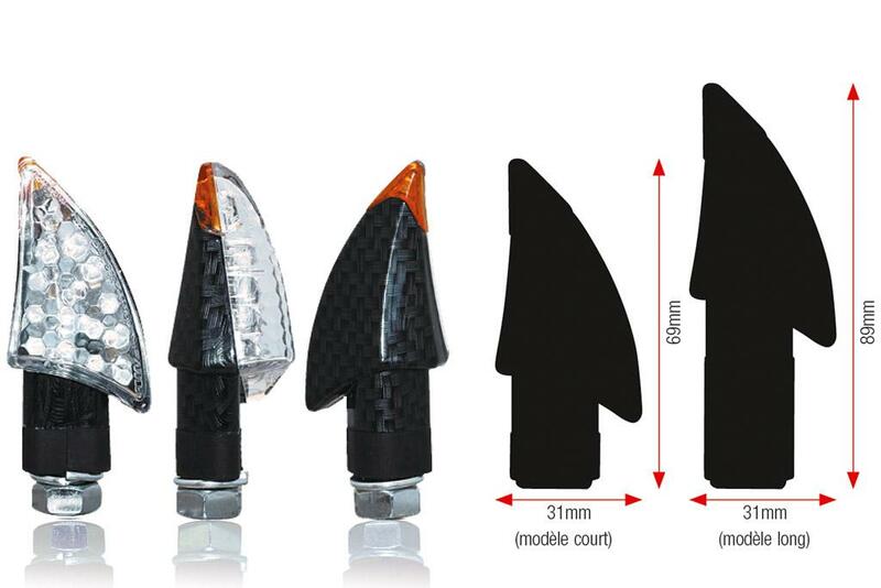 Juego de intermitentes LED BIHR Blade (brazo largo)
