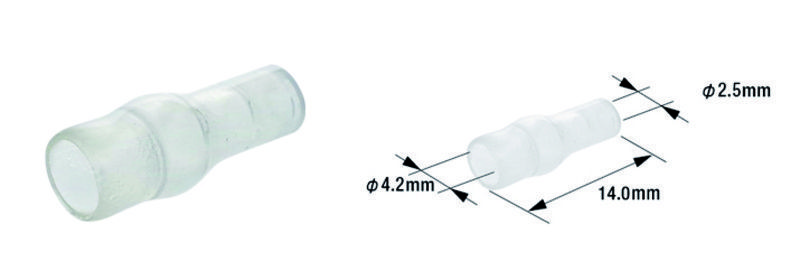 Bolsa de 100 Manguitos aislante para terminales de cable macho ETP-01 TOURMAX