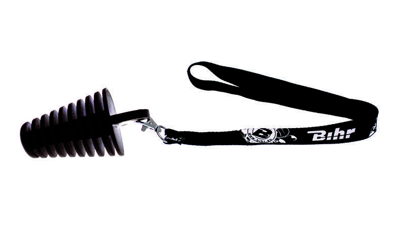 Tapón escape BIHR 2 tiempos negro Ø14 à 37mm