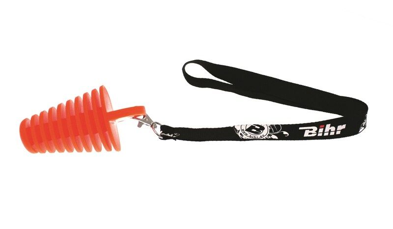 Tapón escape BIHR 2 tiempos naranja Ø14 à 37mm