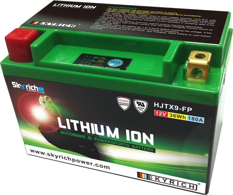 Bateria de litio Skyrich LTX9-BS(Con indicador de carga)