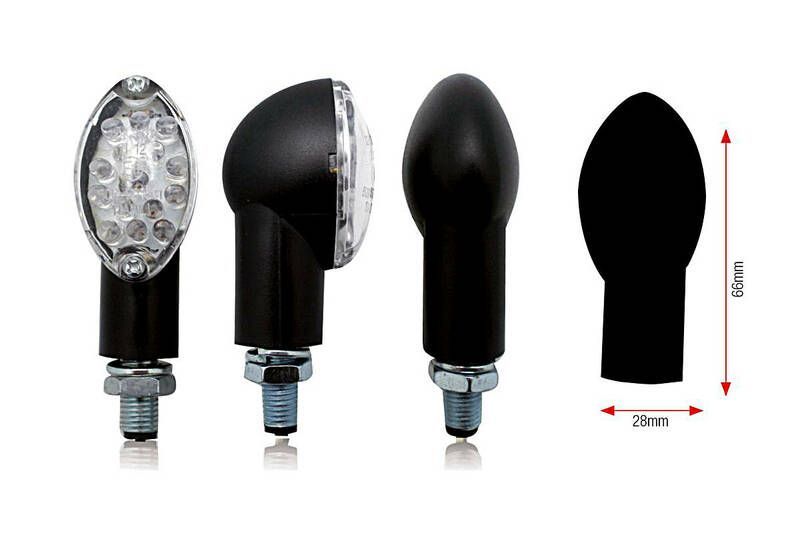 Juego de intermitentes LED BIHR Oval
