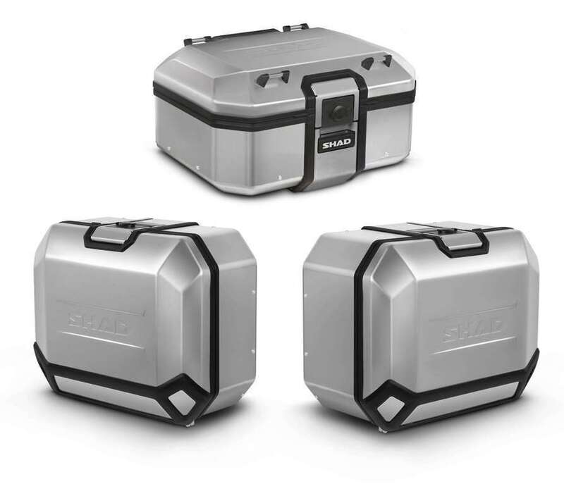 Pack maletas SHAD Terra 120L - Baúl 37L + Maleta derecha 36L + Maleta izquierda 47L