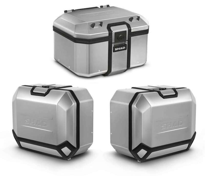 Pack maletas SHAD Terra 131L - Baúl 48L + Maleta derecha 36L + Maleta izquierda 47L