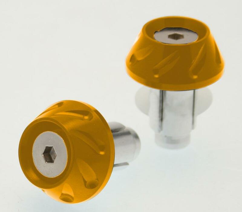 Punteras de manillar BIHR Ø14-17mm Oro