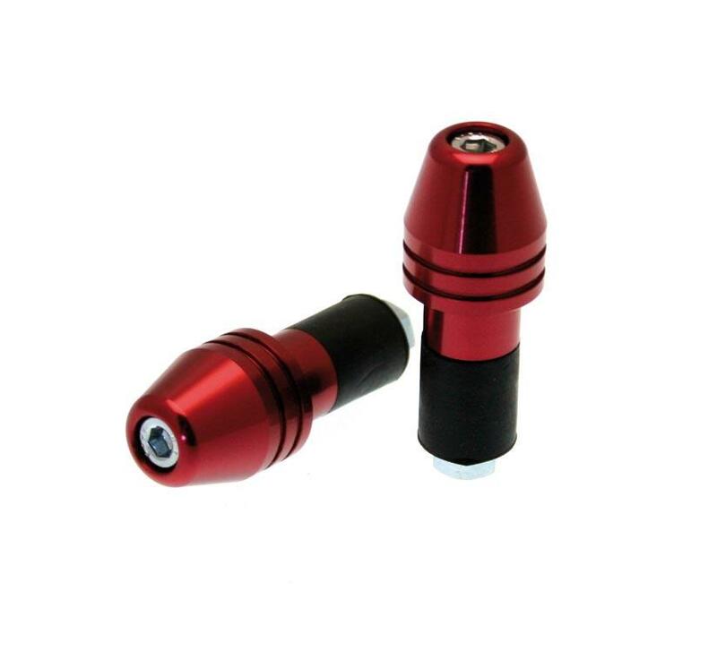 Punteras de manillar BIHR Ø18mm Rojo