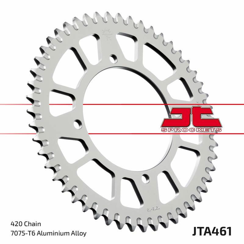 Corona JT Aluminio negro JT 461 con 52 dientes