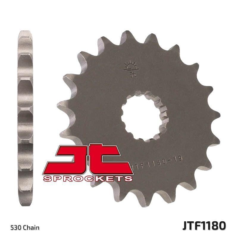 Piñón JT SPROCKETS acero estándar 1180 - Paso 530