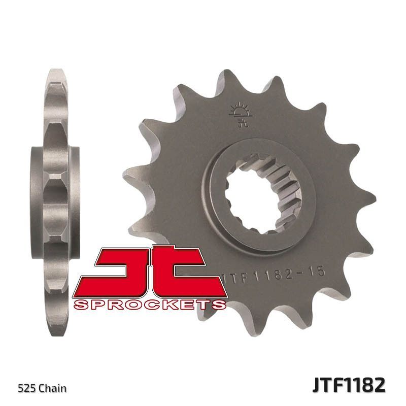 Piñón JT SPROCKETS acero estándar 1182 - Paso 525