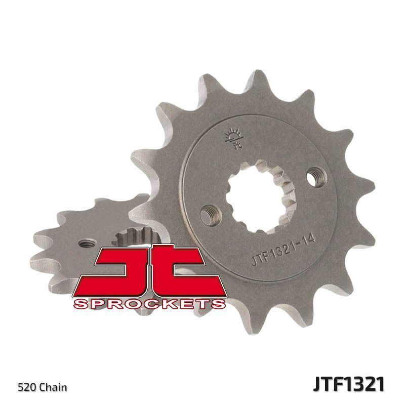 Piñón JT SPROCKETS acero estándar 1321 - Paso 520