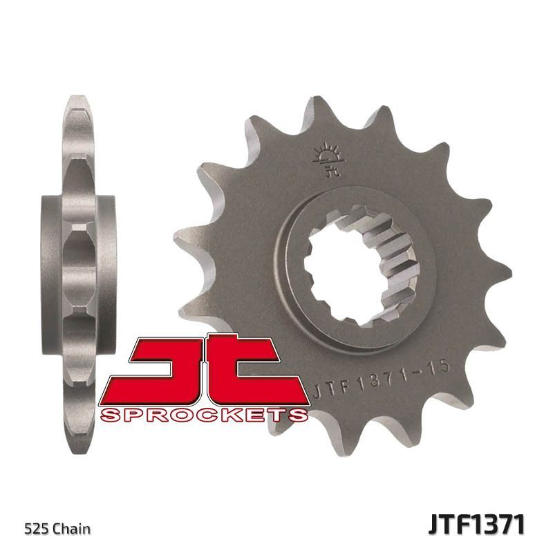 Piñón JT SPROCKETS acero estándar 1371 - Paso 525