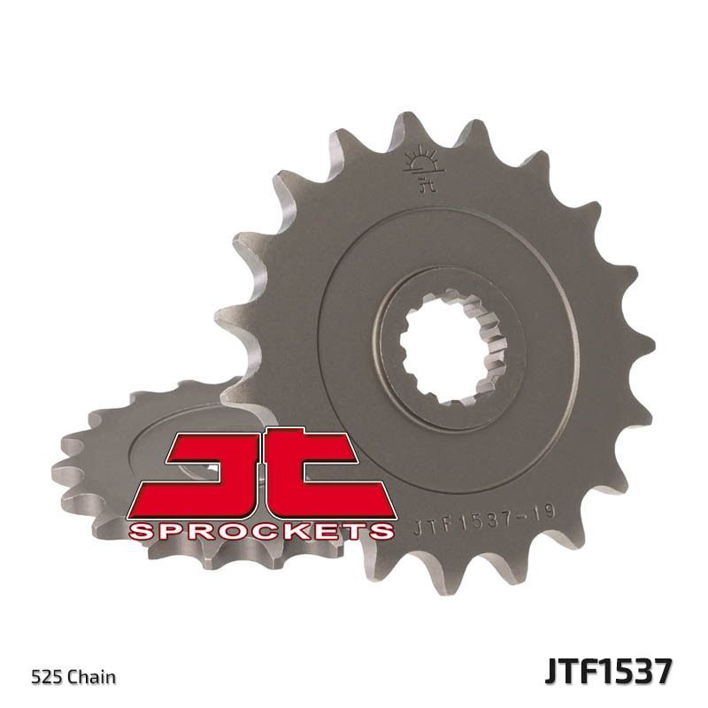 Piñón JT SPROCKETS acero estándar 1537 - Paso 525