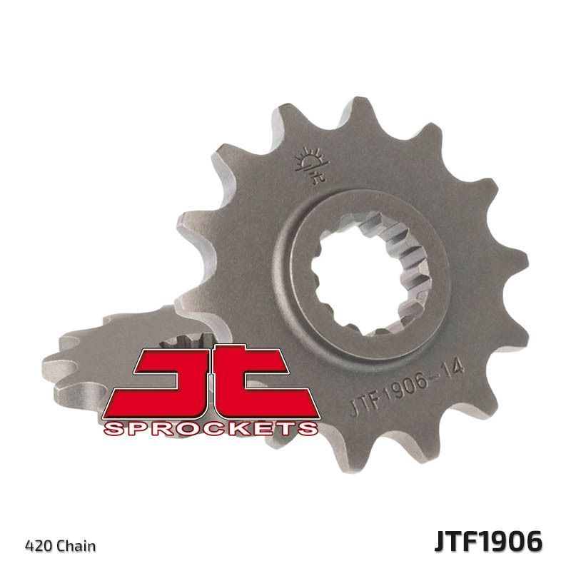 Piñón JT SPROCKETS acero estándar 1906 - Paso 420