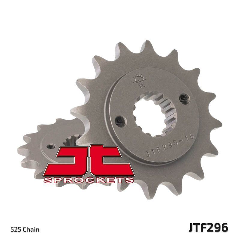 Piñón JT SPROCKETS acero estándar 296 - Paso 525