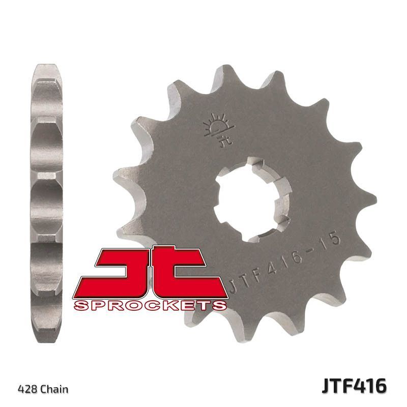 Piñón JT SPROCKETS acero estándar 416 - Paso 428