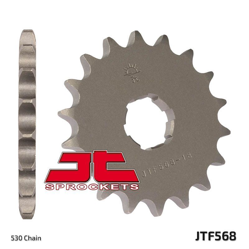 Piñón JT SPROCKETS acero estándar 568 - Paso 530