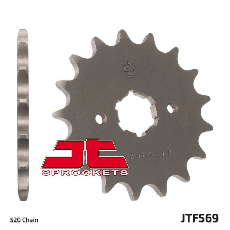 Piñón JT SPROCKETS acero estándar 569 - Paso 520