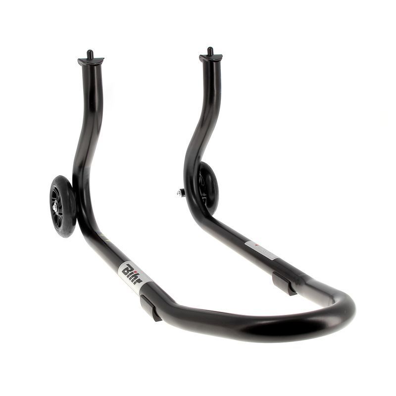 Caballete delantero BIHR Home Track color negro mate y ruedas negras