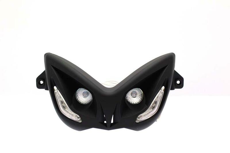 Faro LED Bihr R8 Nitro Color negro mate