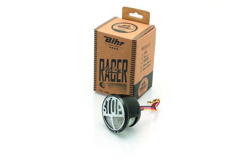 Piloto trasero LED homologado BIHR Dum-Dum negro