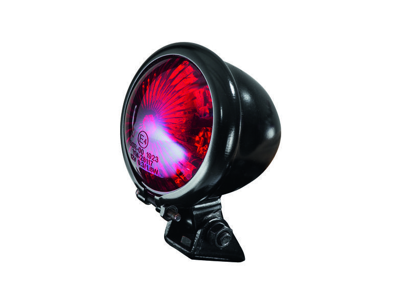 Piloto trasero LED homologado rojo BIHR EGG negro