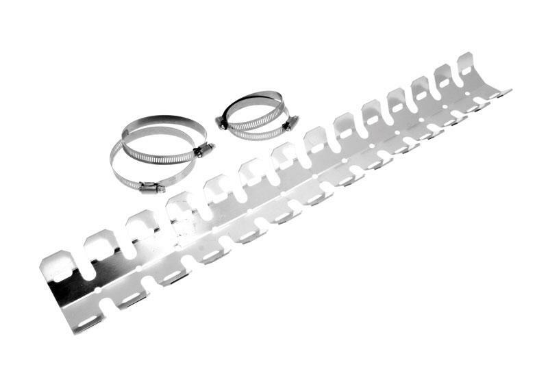 Protector de escape de aluminio Con 4 abrazaderas