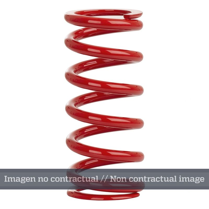 Muelle para amortiguador trasero YSS 56-95-150 Color rojo