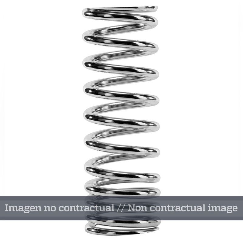Muelle para amortiguador trasero YSS 46-45-60-160 Cromado