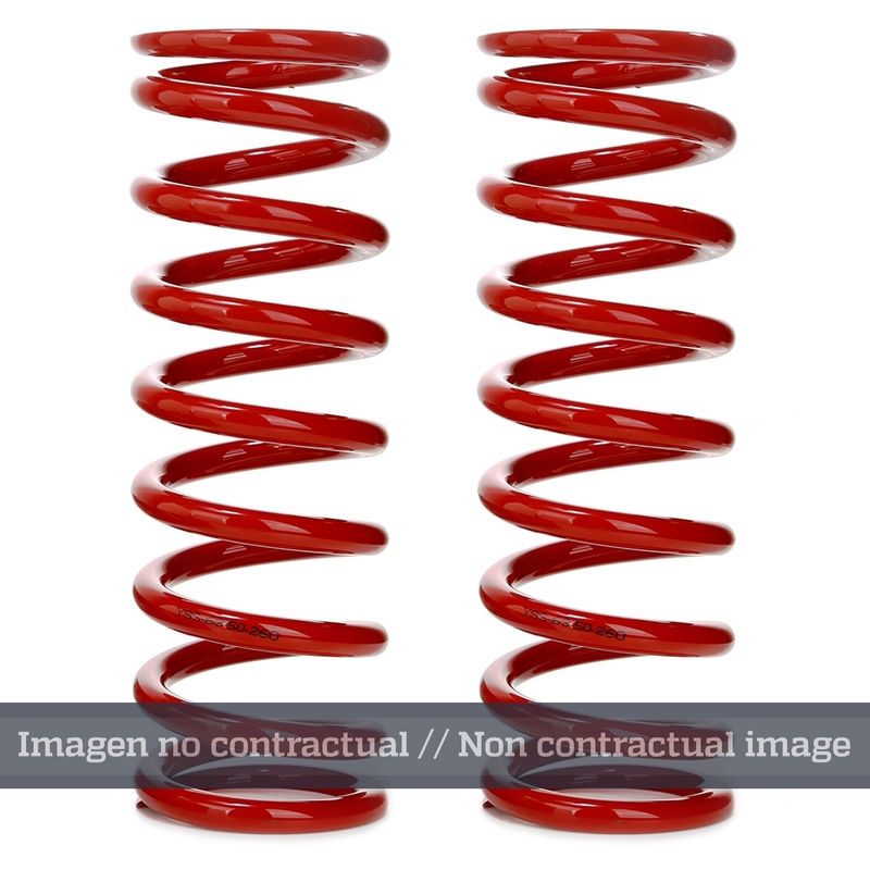 Juego de muelles para amortiguador trasero YSS 46-25-35-200 Color rojo