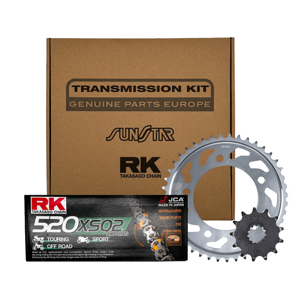RK Kit de Transmisión Estandar Azul Honda CB 500 F /  X 13-20 / CBR 500 R 13-20