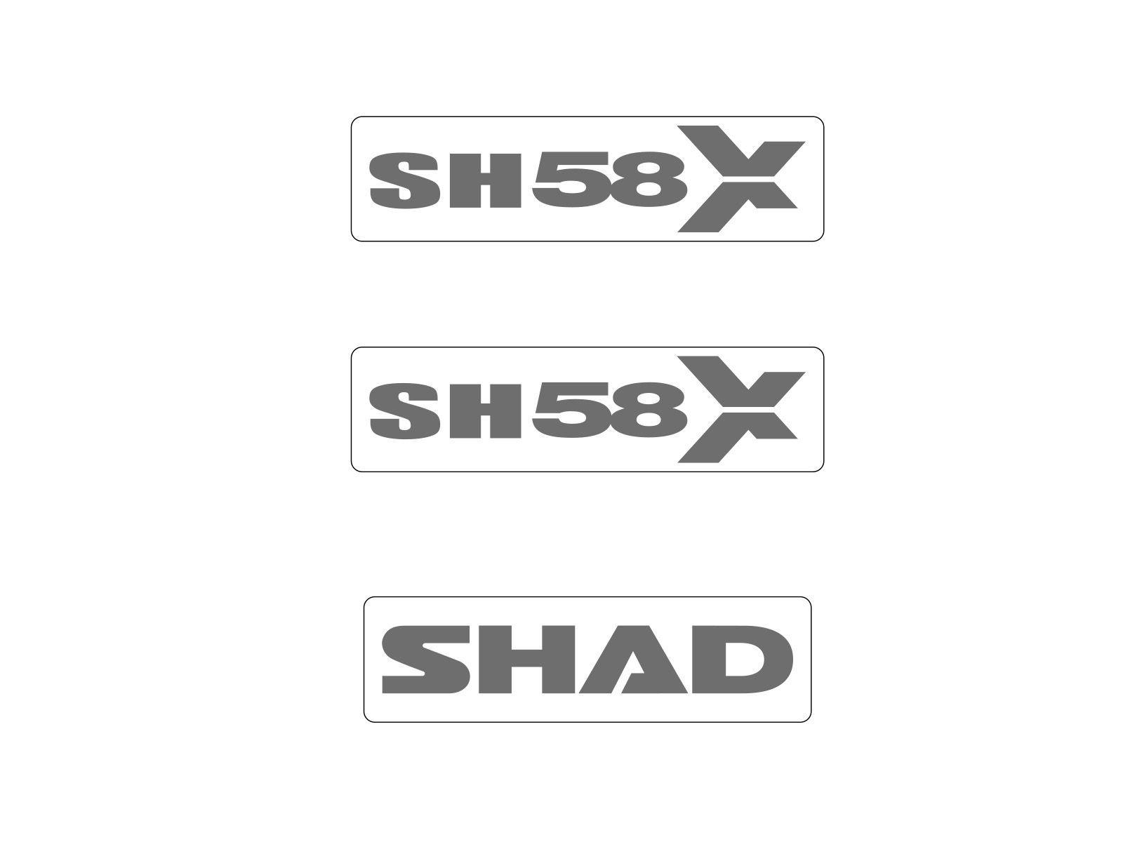 SET STICKERS SH58X 2016