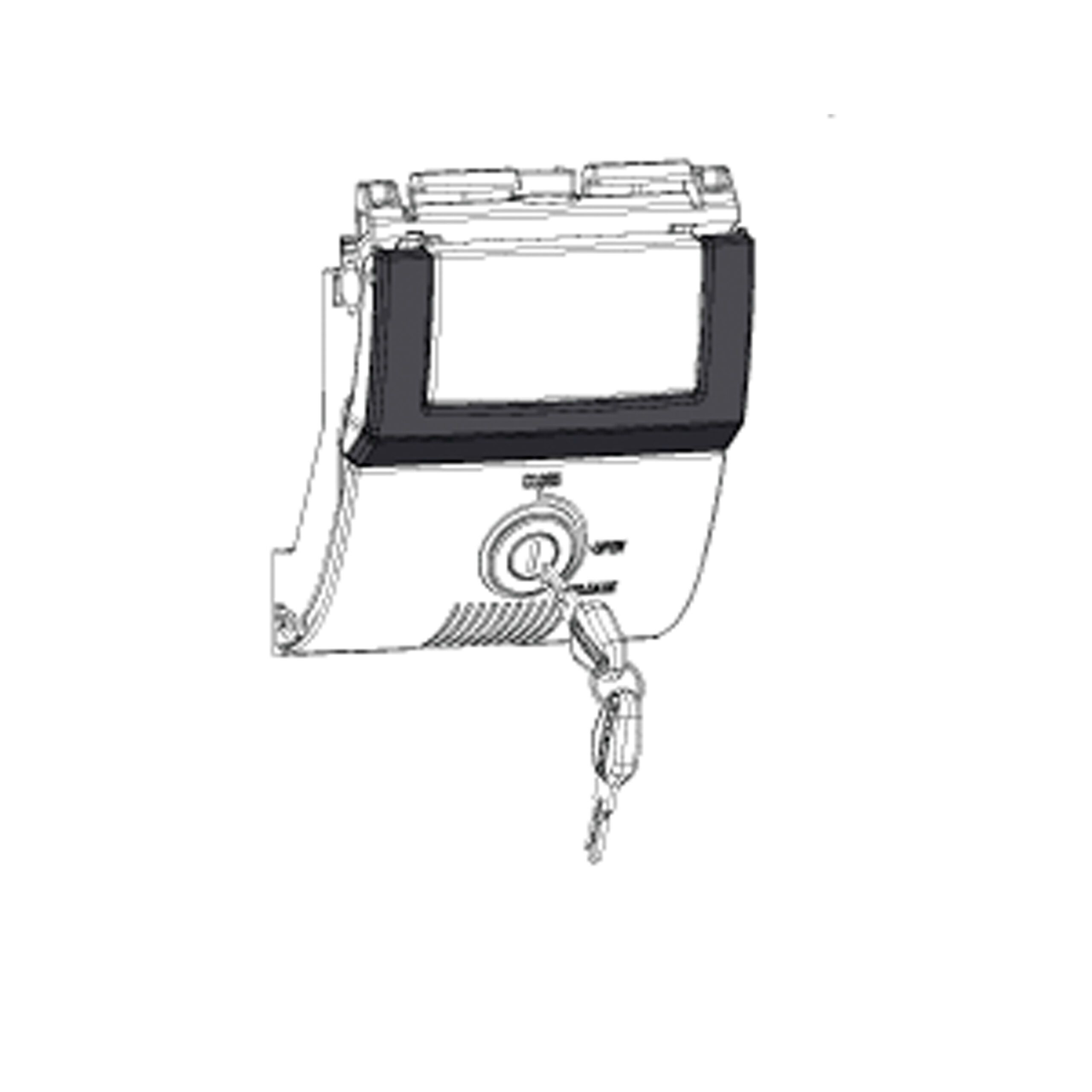 SPARE PART MECHANISM TOP CASE SH48 DARK GREY PREMIUM