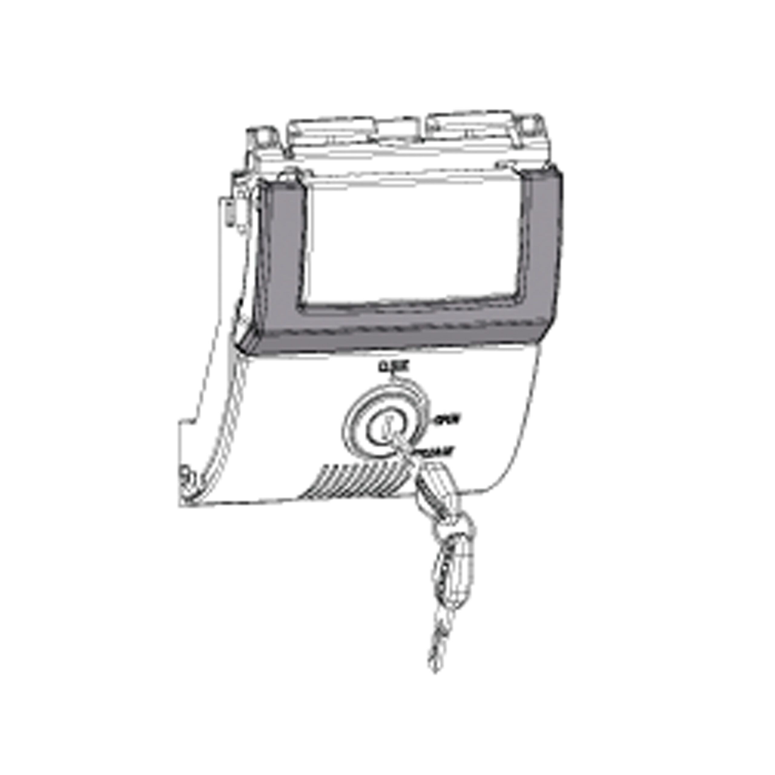 SPARE PART MECHANISM TOP CASE SH48 NEW TITANIUM PREMIUM